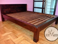 garderoba z drewnianym łóżkiem5 - very wood