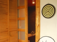 Przesuwne drzwi łazienkowe1-very wood